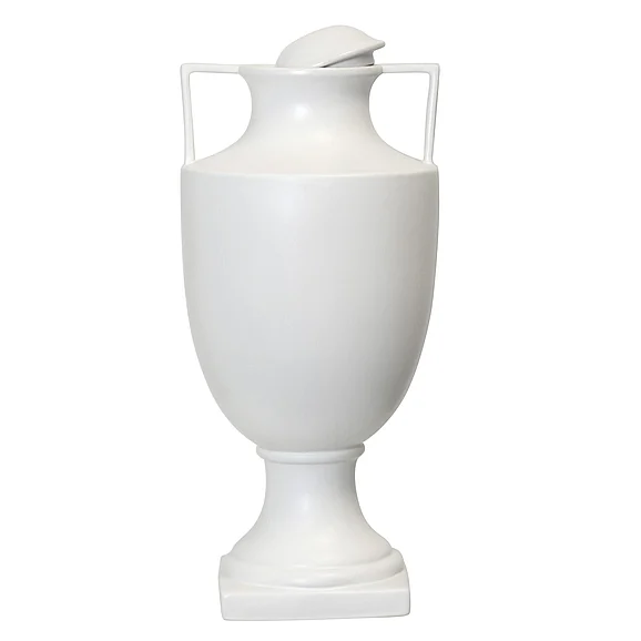 StyleCraft Dann Foley Lifestyle Ceramic Urn in White Bisque DFA11743