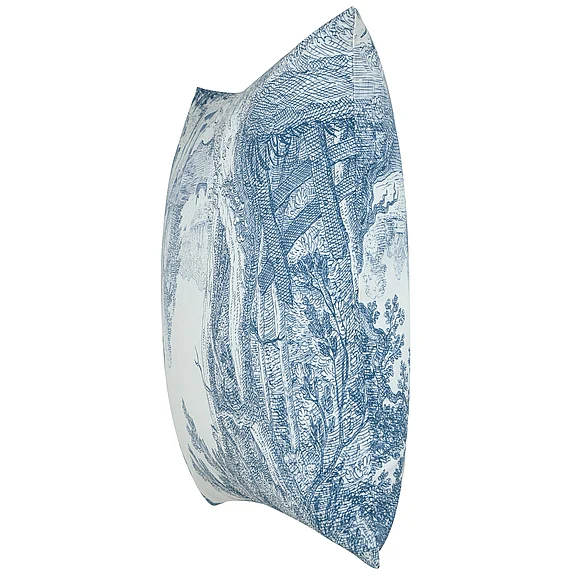 StyleCraft Dann Foley Lifestyle Linen Pillow with Willow Printing DFS10013