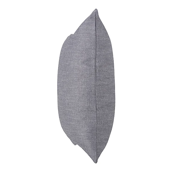 StyleCraft Dann Foley Lifestyle Down Feather Solid Grey Tweed Pillow DFS10040