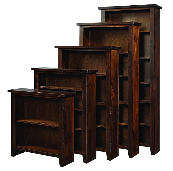Aspenhome Alder Grove 84" Bookcase in Tobacco DG3484TOB
