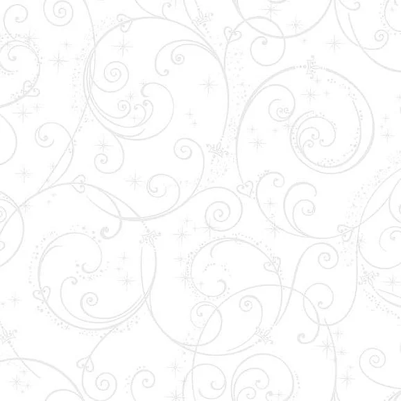 York Disney Kids Vol. 4 D37 Disney Princess Perfect Scroll Wallpaper in White/Glitter DI0906 (Double Roll) FedEx/UPS