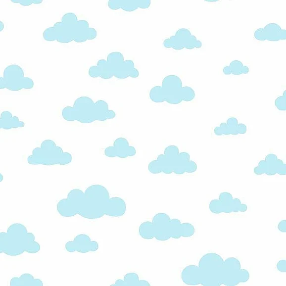York Disney Kids Vol. 4 D37 Disney Winnie the Pooh Cloud Wallpaper in Blue DI0975 (Double Roll) FedEx/UPS