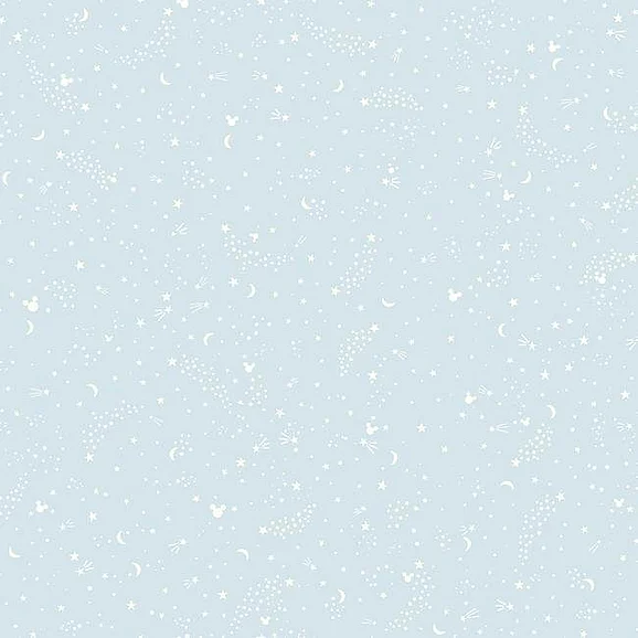 York Disney Kids Vol. 4 D37 Disney Mickey Mouse Star Wallpaper in Blue DI0985 (Double Roll) FedEx/UPS