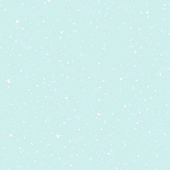 York Disney Kids Vol. 4 D37 Disney Mickey Mouse Star Wallpaper in Teal DI0986 (Double Roll) FedEx/UPS
