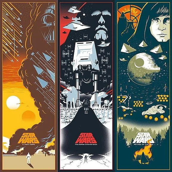 York Disney Kids Vol. 4 D37 Star Wars: Celebrating The Saga Border Wallpaper Border in Brown/Black/Green DI1001BD (1 Spool) FedEx/UPS