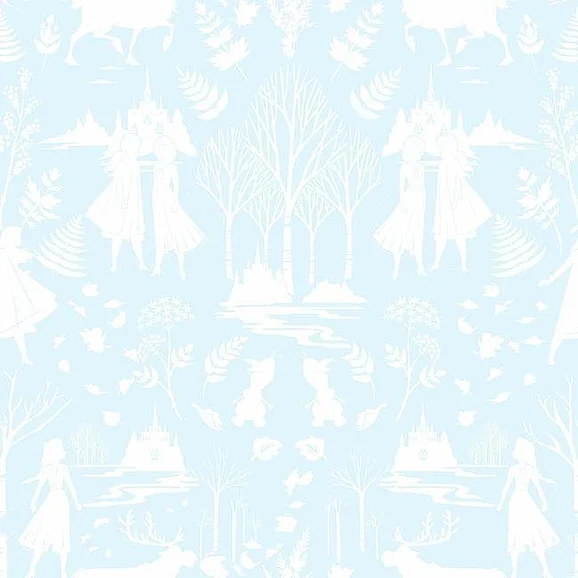 York Disney Kids Vol. 4 D37 Disney Frozen 2 Nordic Wallpaper in Green/Glitter DI1014 (Double Roll) FedEx/UPS