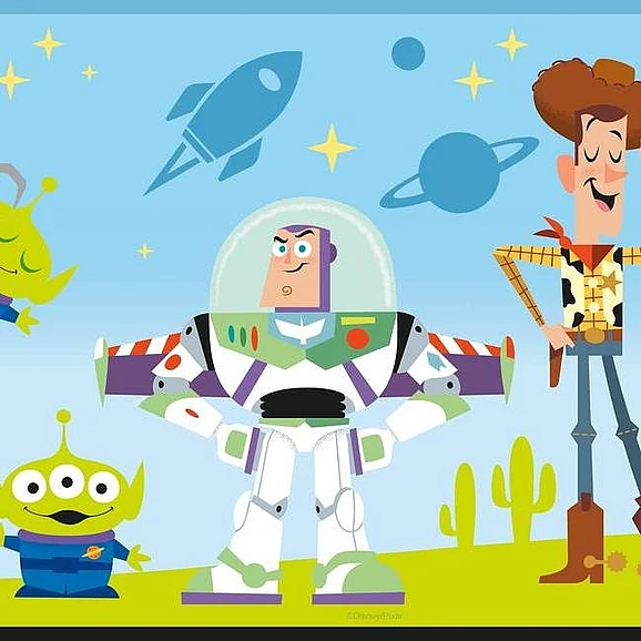 York Disney Kids Vol. 4 D37 Disney and Pixar Toy Story 4 Border Wallpaper Border in Green DI1018BD (1 Spool) FedEx/UPS