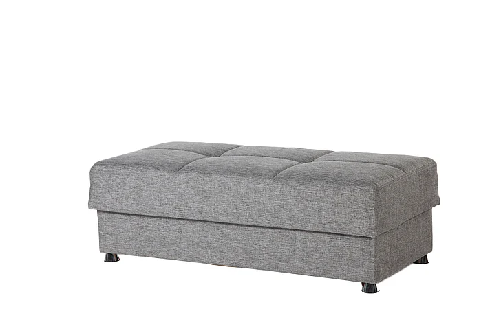 Bellona Vision Ottoman in Diego Gray 10-VIS-6227D-04-0