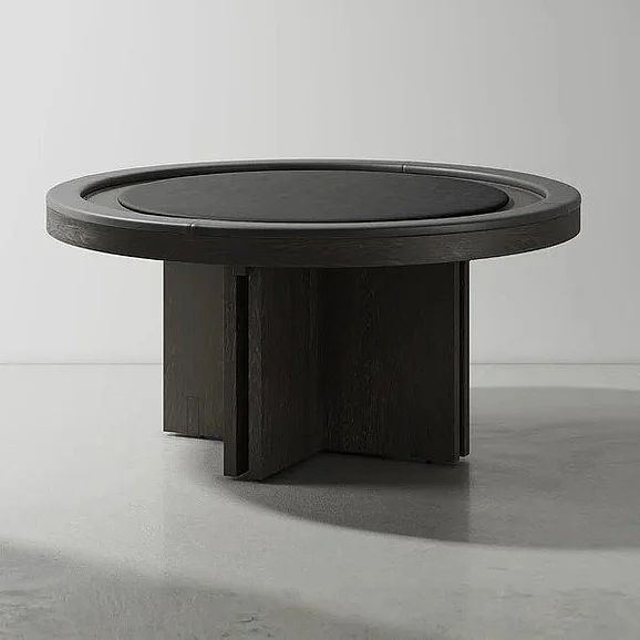 District Eight Dinh Poker Table D8ST-4010-LEATHER CUSTOM ITEM
