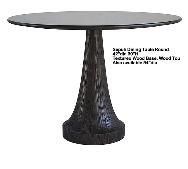 Indo Puri Sepuh 54" Round Dining Table