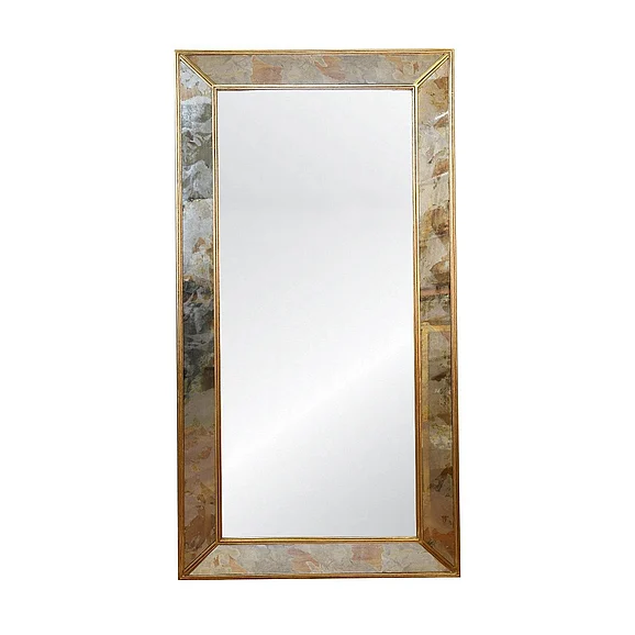 Worlds Away Dion Rectangular Antiqued Floor Mirror DION GL