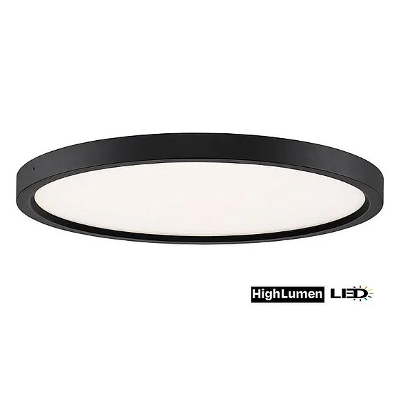 Vinci Lighting Flush Mount Ceiling Lighting in Black DISC -15BK