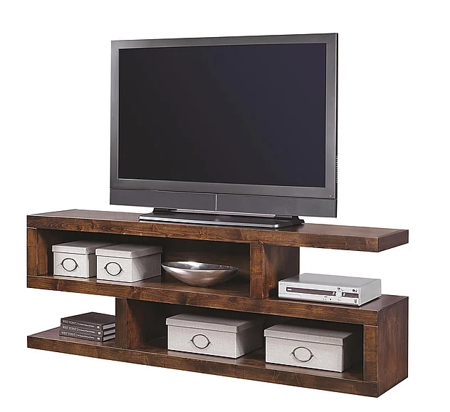 Aspenhome Contemporary Alder 74" Open S Console in Tobacco DL1075-TOB