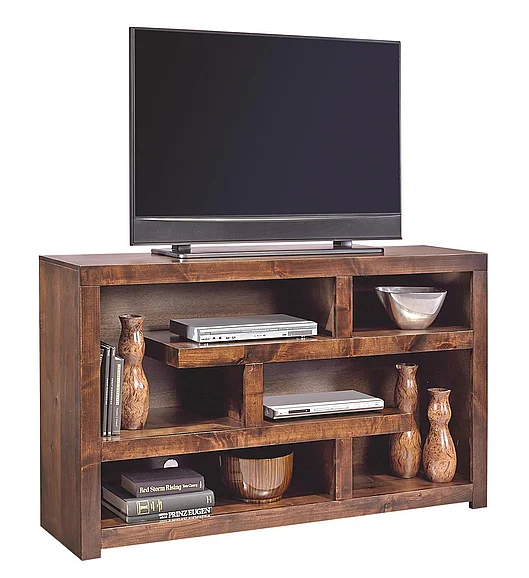 Aspenhome Contemporary Alder 60" Open Console in Tobacco DL1371-TOB