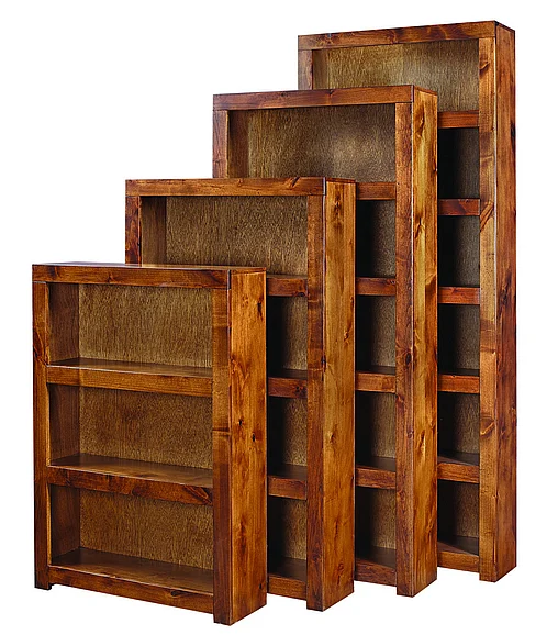 Aspenhome Contemporary Alder 84" Bookcase in Fruitwood DL3484-FRT