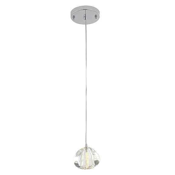 Bethel Clear Glass Pendant Light DLS110P4C