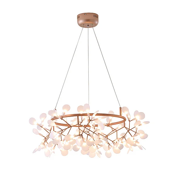 Bethel Round LED Leaf Petal Chandelier DLS73C31C