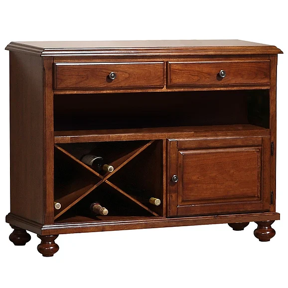 Sunset Trading Andrews Server in Distressed Chestnut Brown DLU-ADW-SER-CT