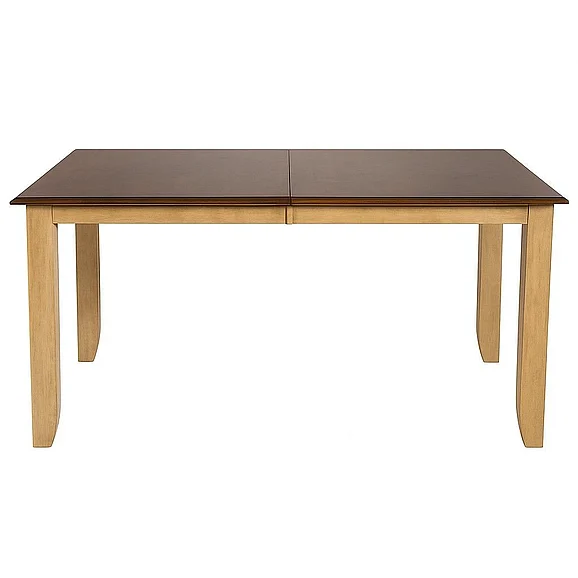 Sunset Trading Brook 72" Rectangular Extendable Dining Table in Two Tone DLU-BR4272-PW