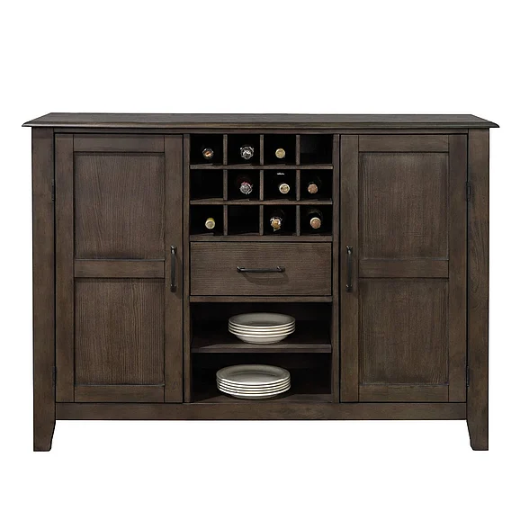 Sunset Trading Cali Server in Gray and Brown DLU-CA113-SR