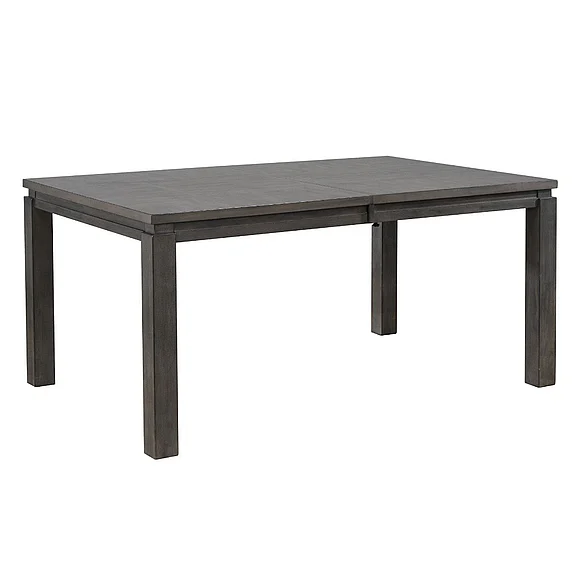 Sunset Trading Shades of Gray 82" Rectangular Extendable Dining Table in Weathered Gray DLU-EL-9282
