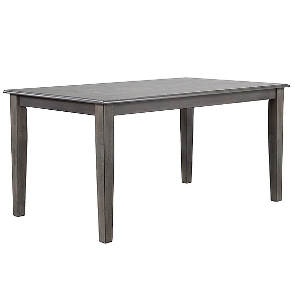 Sunset Trading Shades of Gray 60" Rectangular Dining Table in Weathered Gray DLU-EL3660