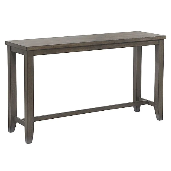 Sunset Trading Shades of Gray 65" Rectangular Narrow Pub Table in Gray DLU-EL6518