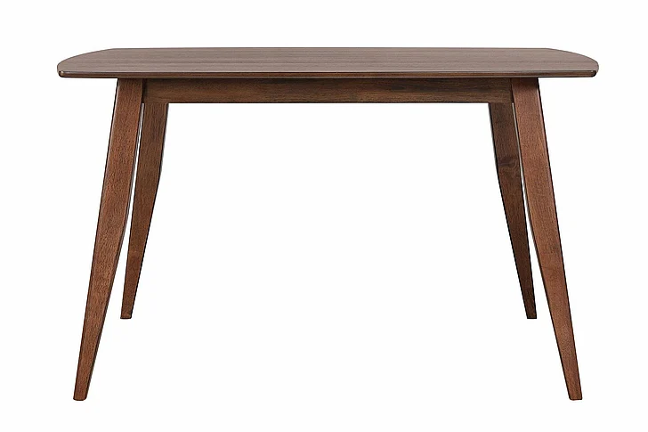 Sunset Trading Mid Century 60" Rectangular Dining Table in Danish Walnut DLU-MC3660