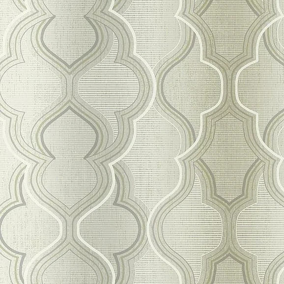 York Damask Resource Library E39 Modern Ombre Damask Wallpaper in Beige DM4941 (Double Roll) FedEx/UPS