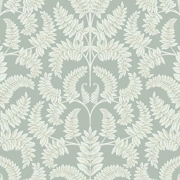 York Damask Resource Library E39 Royal Fern Damask Wallpaper in Green DM4964 (Double Roll) FedEx/UPS