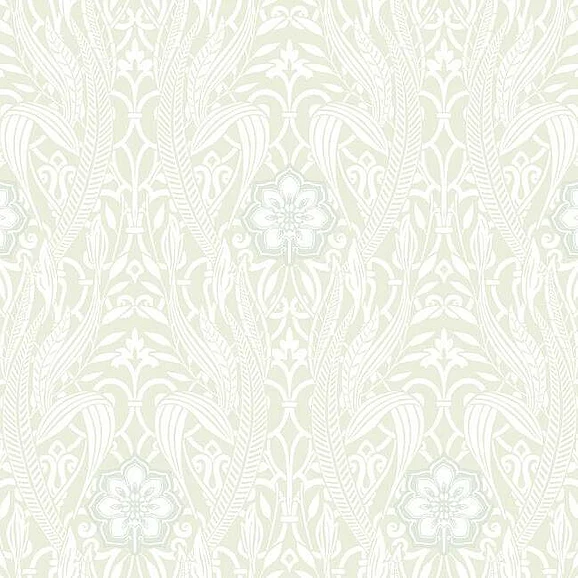York Damask Resource Library E39 Gatsby Damask Wallpaper in Beige DM4993 (Double Roll) FedEx/UPS
