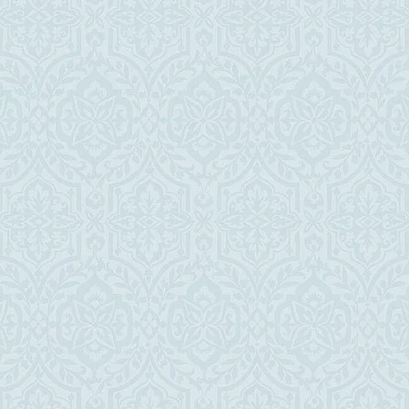 York Damask Resource Library E39 Catherdral Damask Wallpaper in Blue DM5033 (Double Roll) FedEx/UPS