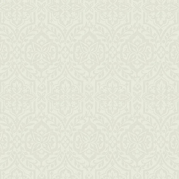 York Damask Resource Library E39 Catherdral Damask Wallpaper in Taupe DM5034 (Double Roll) FedEx/UPS