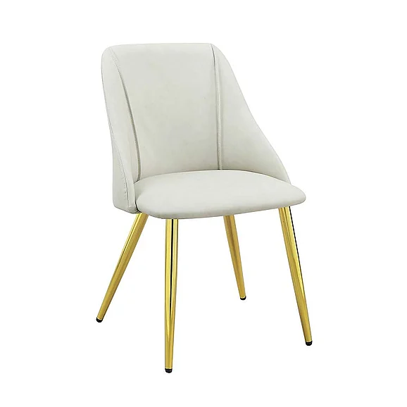 ACME Gaines Side Chair (Set of 2) in White PU DN01259