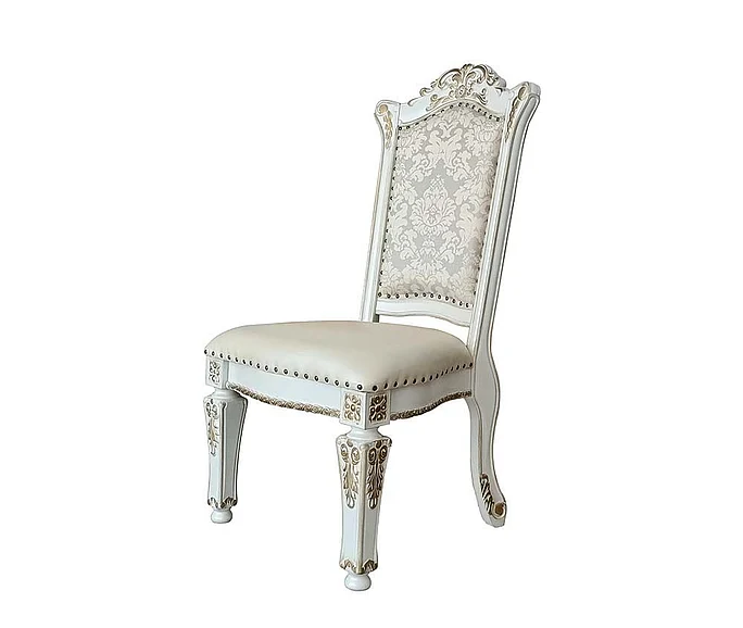 Acme Furniture Vendome Side Chair (Set of 2) in Antique Pearl DN01348