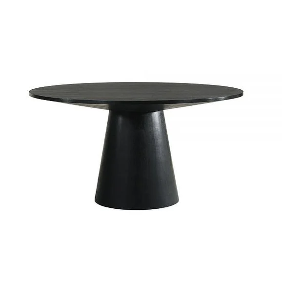 ACME Froja Round Dining Table in Black DN01802