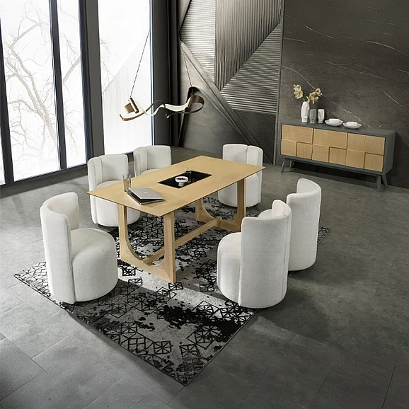 ACME Blayde 7pc Rectangular Dining Room Set in Natural