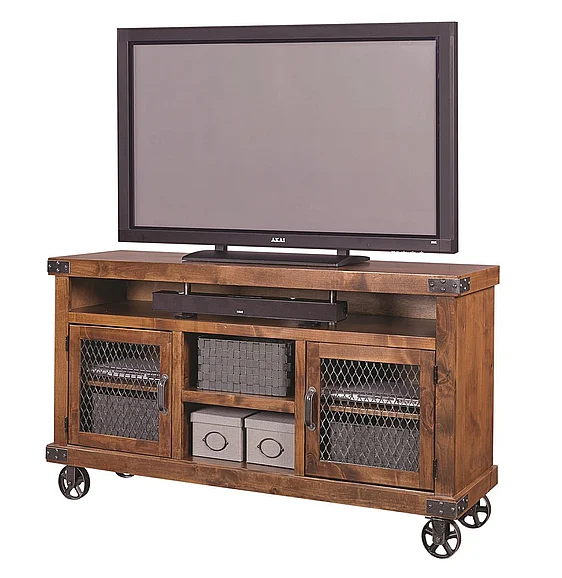 Aspenhome Industrial 65" Console in Fruitwood DN1055-FRT