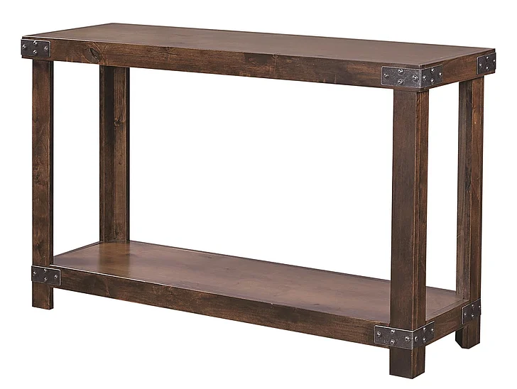 Aspenhome Industrial Sofa Table in Tobacco DN915-TOB