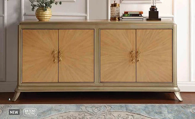 ACME Dodie Console Cabinet in Beige AC02504