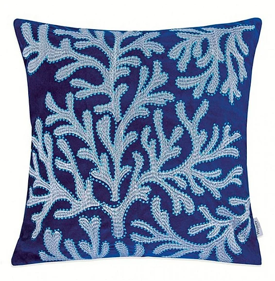 Furniture of America Dolly Accent Pillow in Blue PL8079-2PK