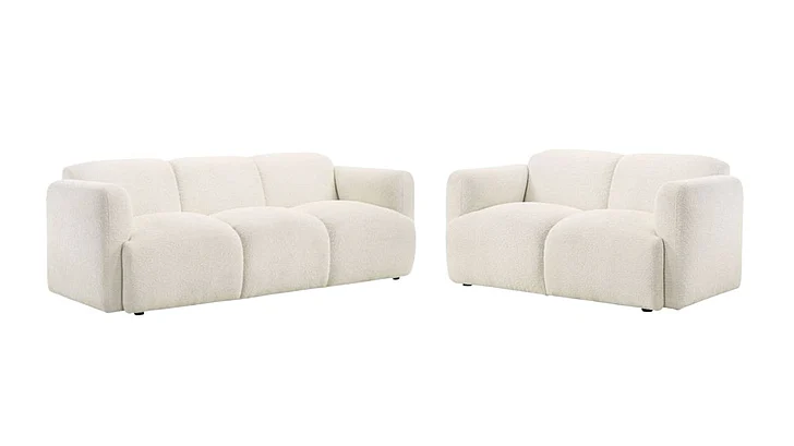 Coaster Dorset 2pc Living Room Set in White