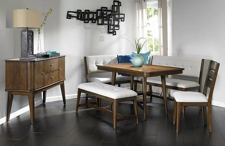 Emma Mason Signature Dorval 2pc Rectangular Dining Room Set in Cherry