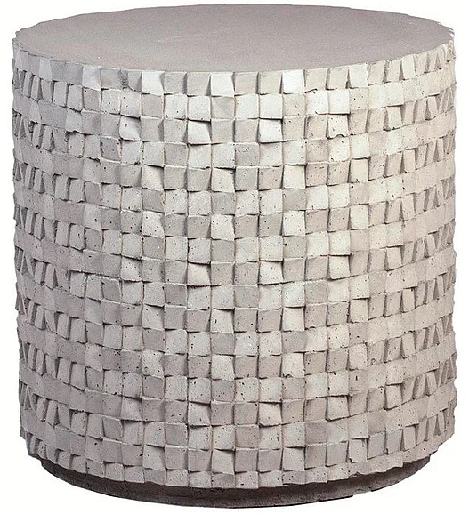 Enid Light Gray Concrete Side Table DV7145