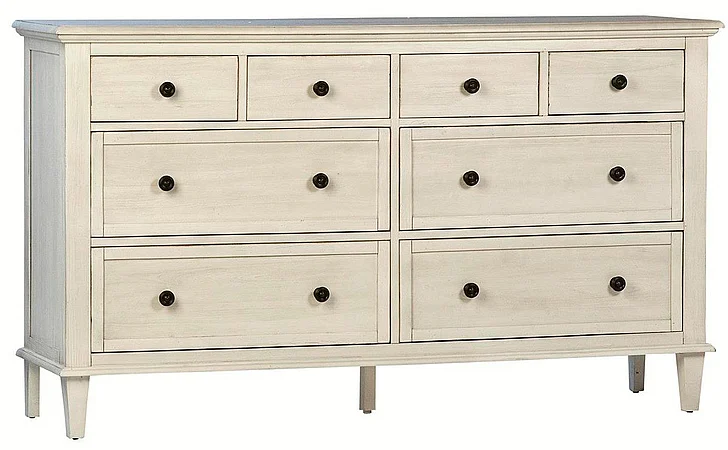Delgado Reclaimed Acacia Wood Dresser in Whitewashed Finish DV7195 PROMO