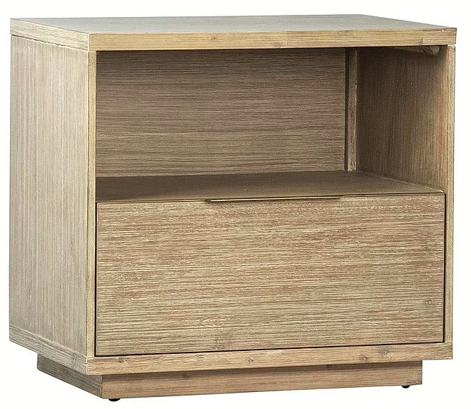Lewis Solid Acacia Wood 6Night Stand in Warm Wash Finish DV7264