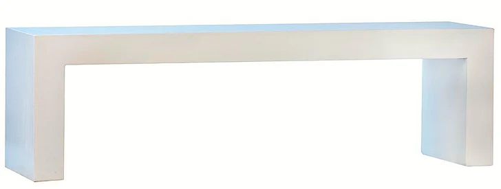 Wright Concrete Outdoor Bench in White DV7286 PROMO