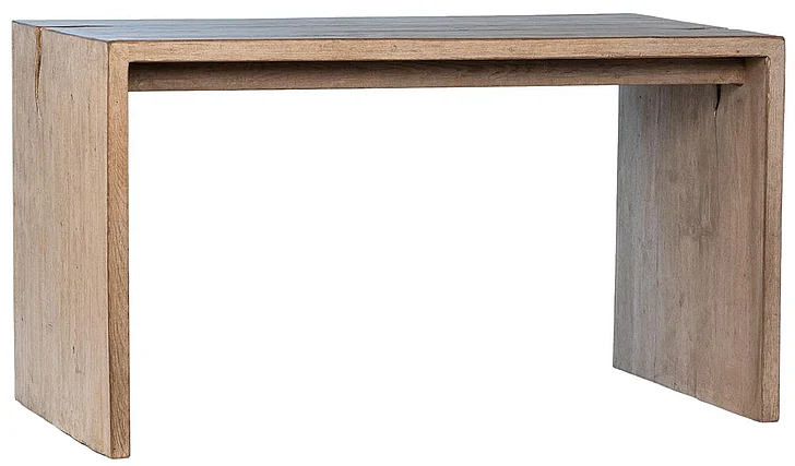 Elliot Reclaimed Pine Wood Desk in a Light Warm Wash Finish DV7867