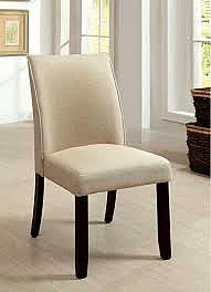 Furniture of America Cimma Side Chair in Espresso (Set of 2) CM3556SC-2PK