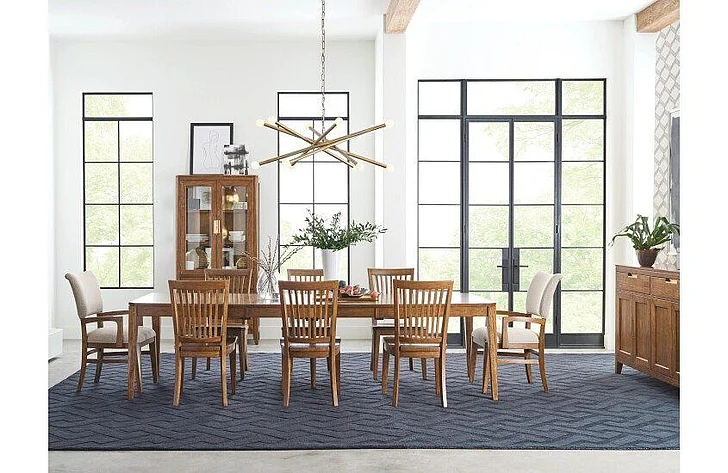 Kincaid Aspire Edge 9pc Rectangular Dining Set in Cherry